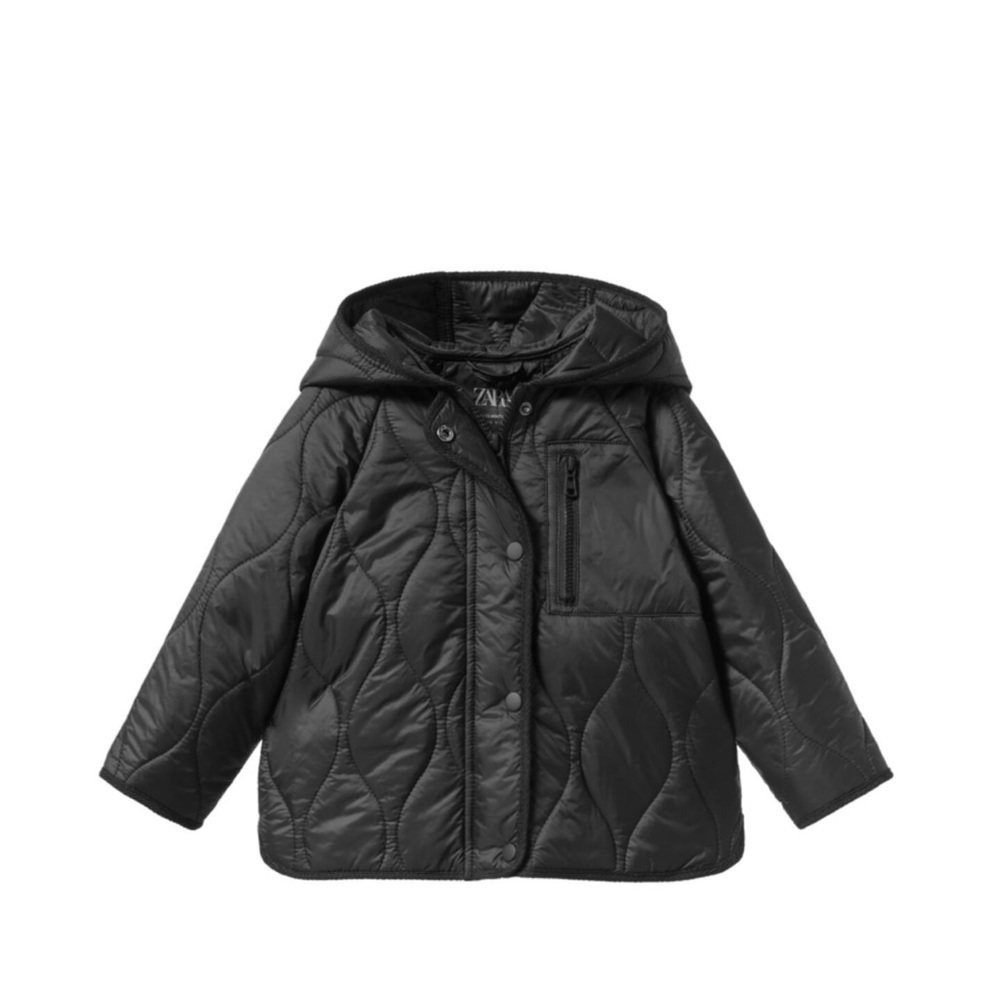Zara Kids Black Puffer Jacket